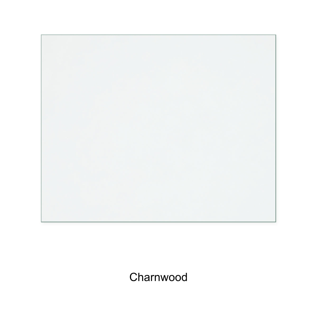 Charnwood CW45IB/DX replacement stove glass, 162 mm high x 203 mm wide, 4 mm thick