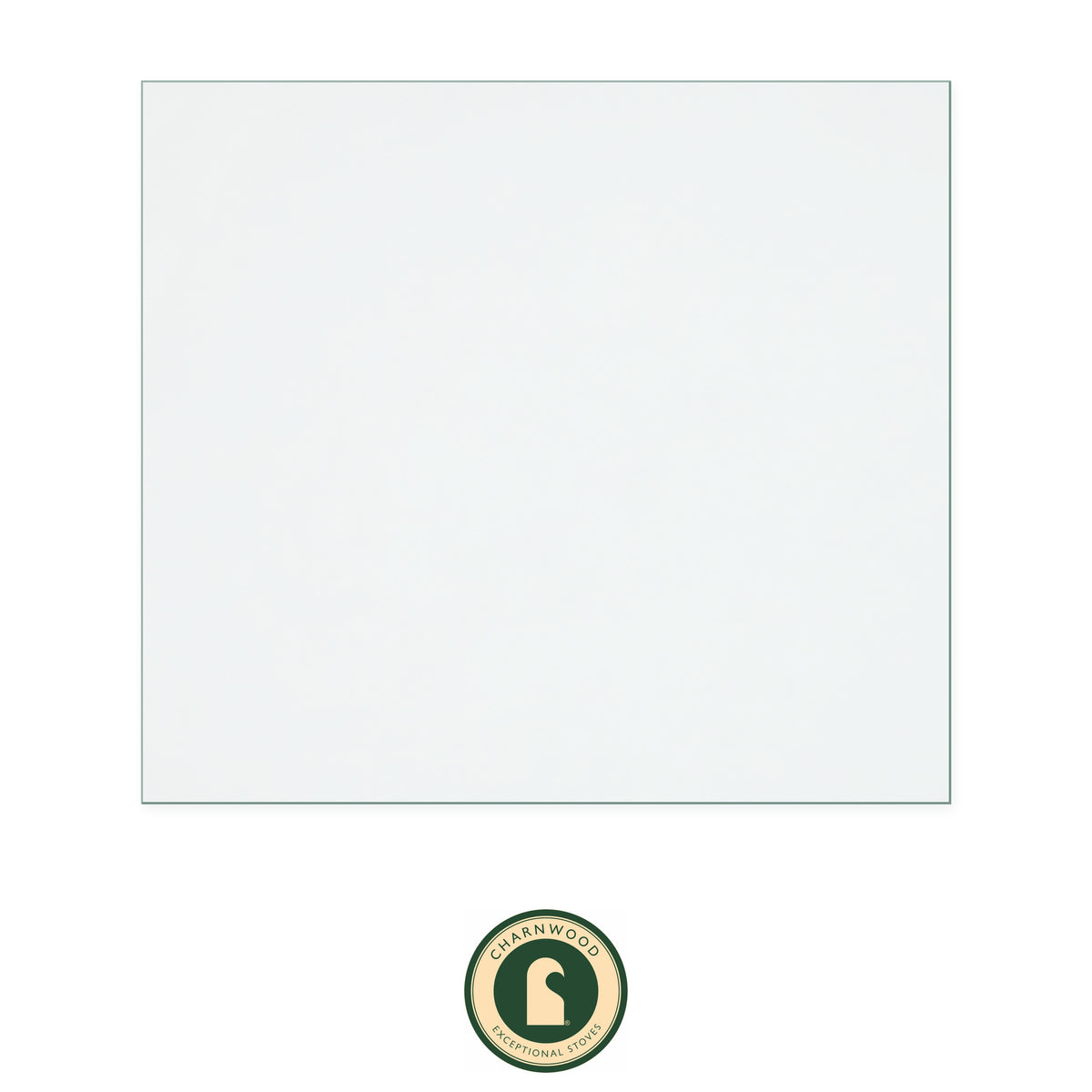 Charnwood CW50 replacement stove glass, 209 mm high x 234 mm wide