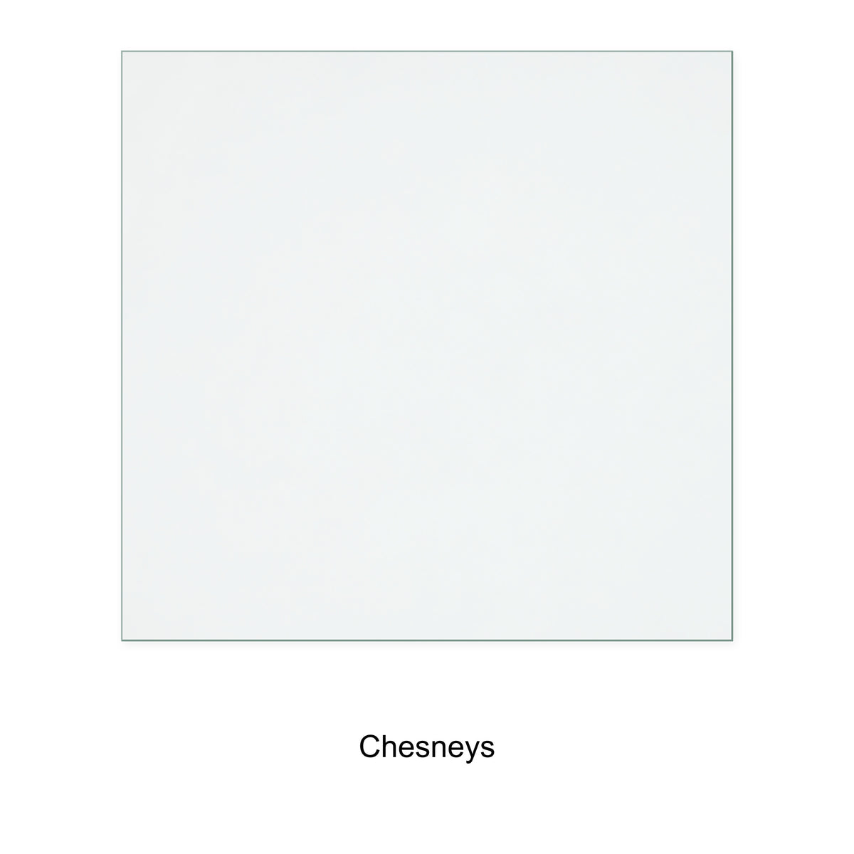 Chesneys 6kW replacement stove glass, 278 mm high x 288 mm wide, 4 mm thick