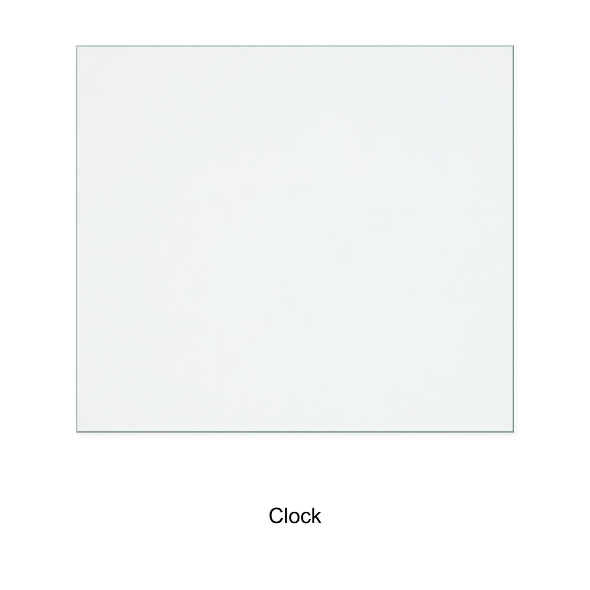 Clock Sudbury Compact Replacement Stove Glass - StoveSpareGlass