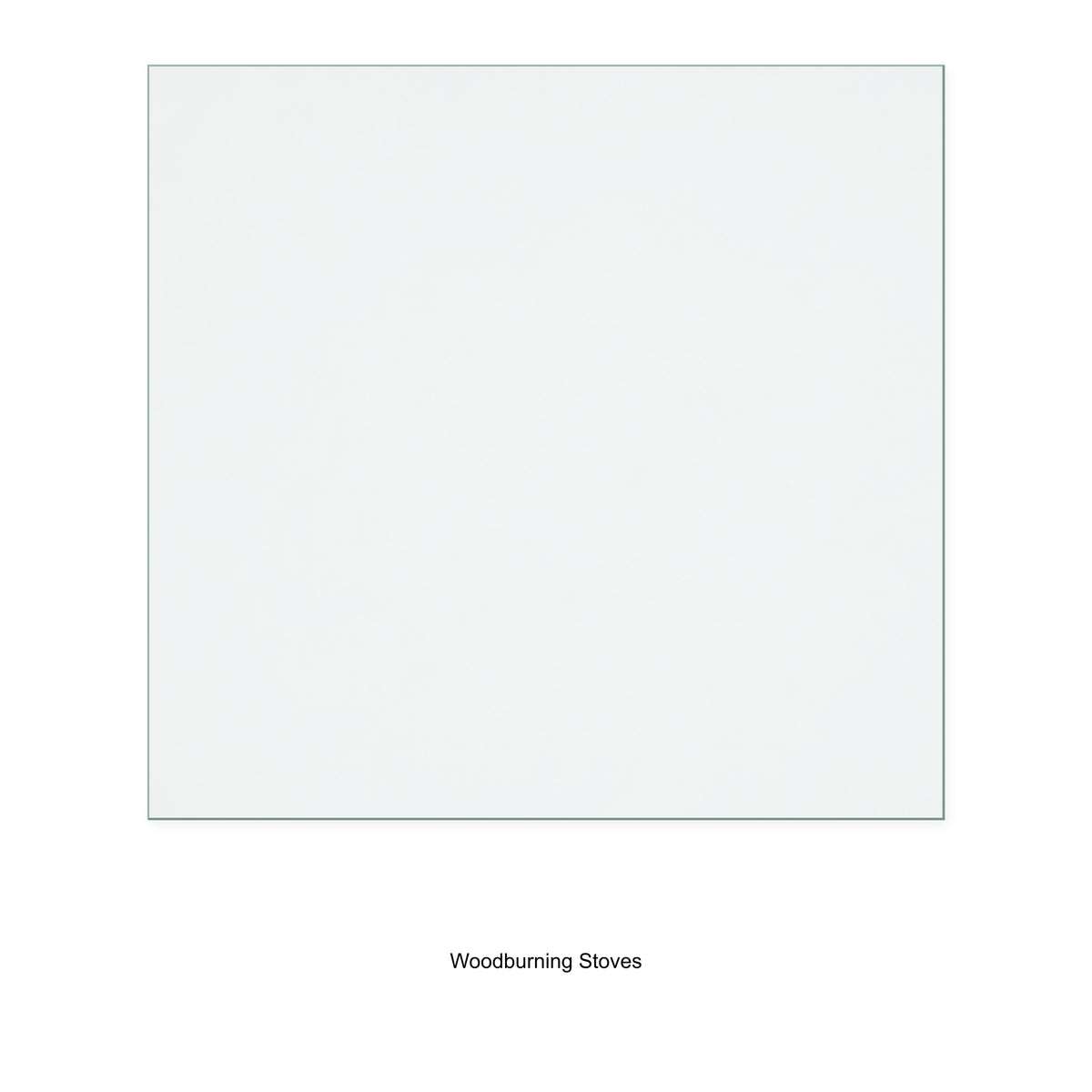 Woodburning Stoves Cottage Kiln 24 replacement stove glass, 270 mm high x 285 mm wide, 4 mm thick