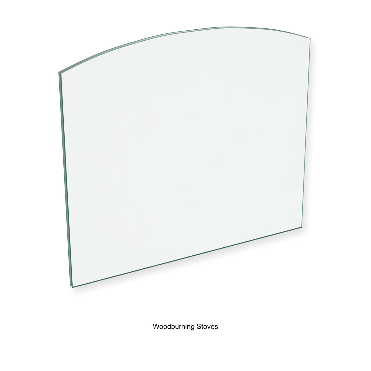 Woodburning Stoves Kiln 22 MK3 replacement stove glass, 215 mm high x 249 mm wide, 4 mm thick