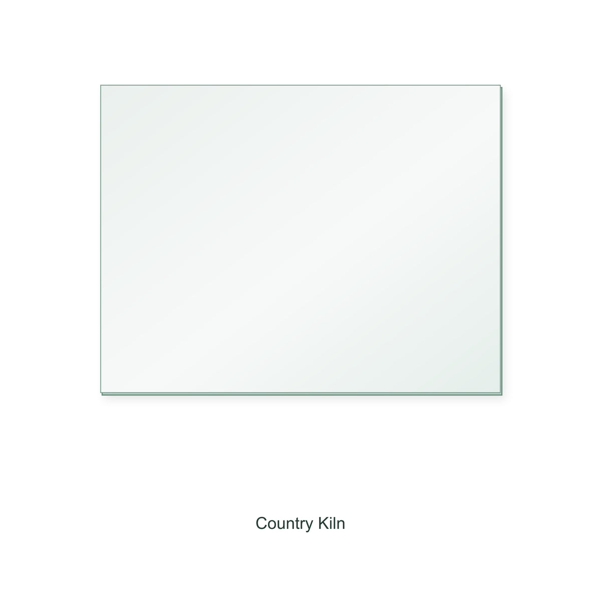 Country Kiln K35 replacement stove glass, rectangle