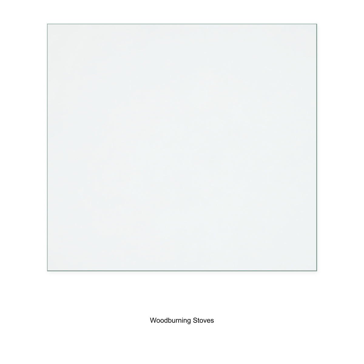 Woodburning Stoves Harvester replacement stove glass, 220 mm high x 240 mm wide, 4 mm thick