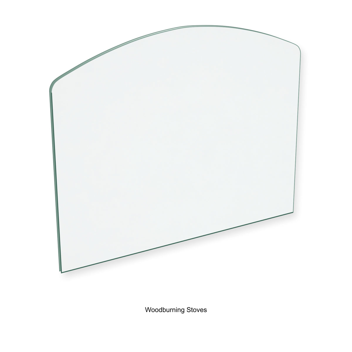 Woodburning Stoves Little Cottage (BSV7) replacement stove glass, 209 mm high x 257 mm wide, 4 mm thick