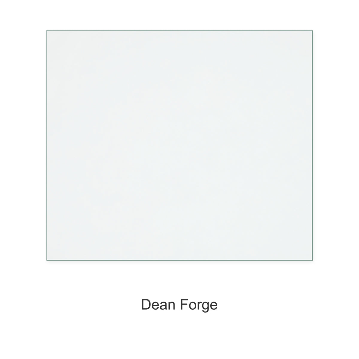 Dean Forge Croft Cleanburn Junior replacement stove glass, 237 mm high x 274 mm wide, 4 mm thick