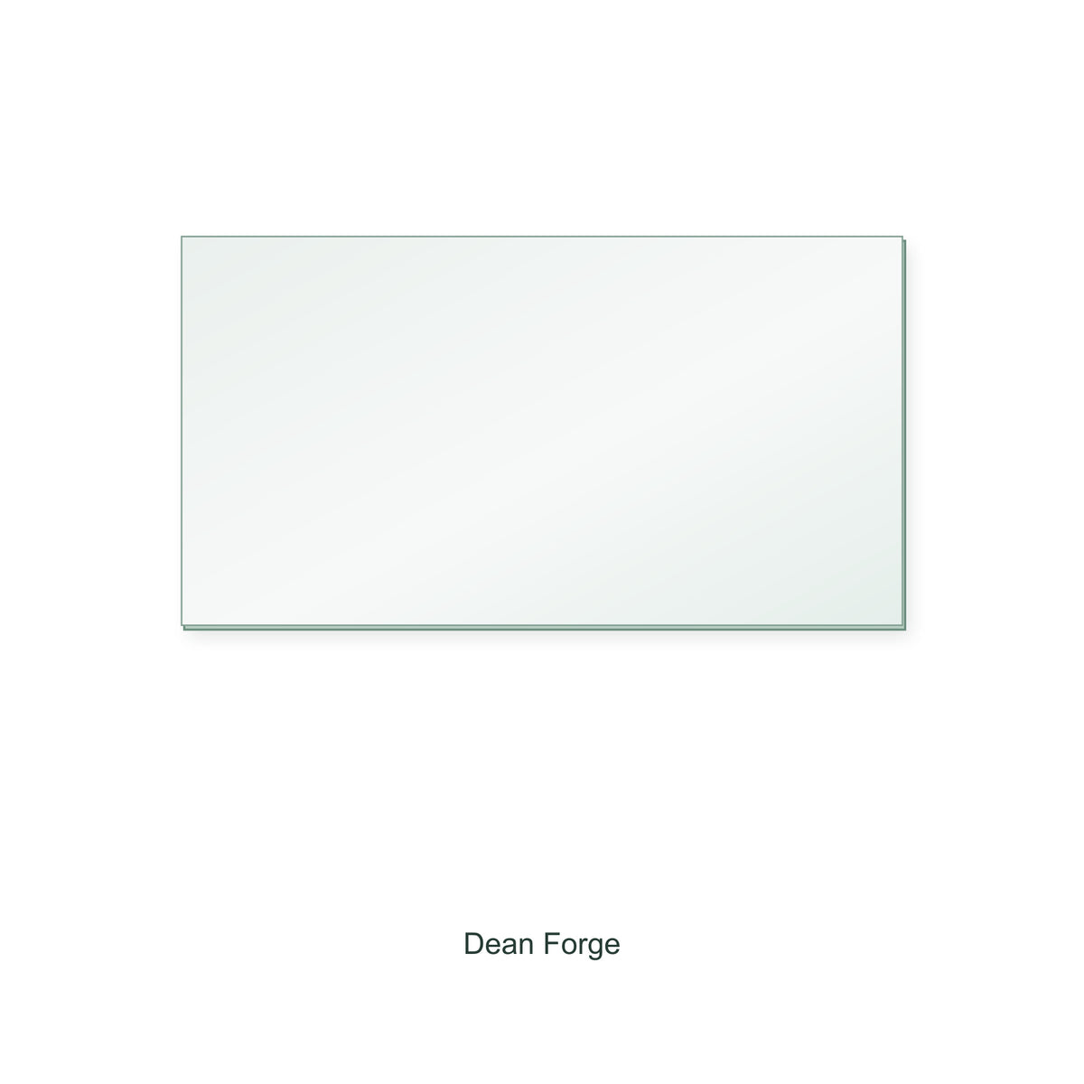 Dean Forge Croft Medium replacement stove glass, rectangle