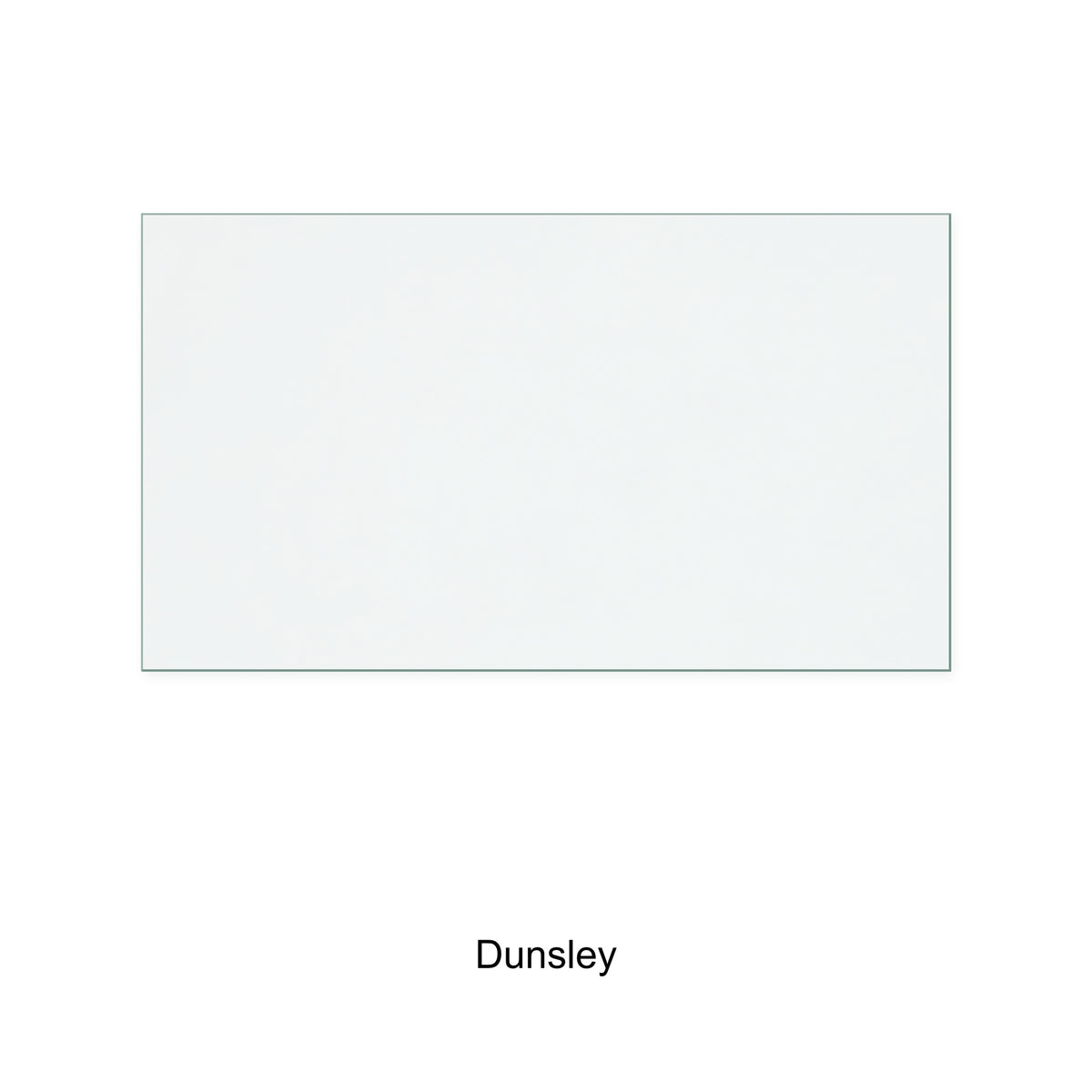 Dunsley Highlander 5 Slimline Solo (Single Door) replacement stove glass, 244 mm high x 432 mm wide, 4 mm thick