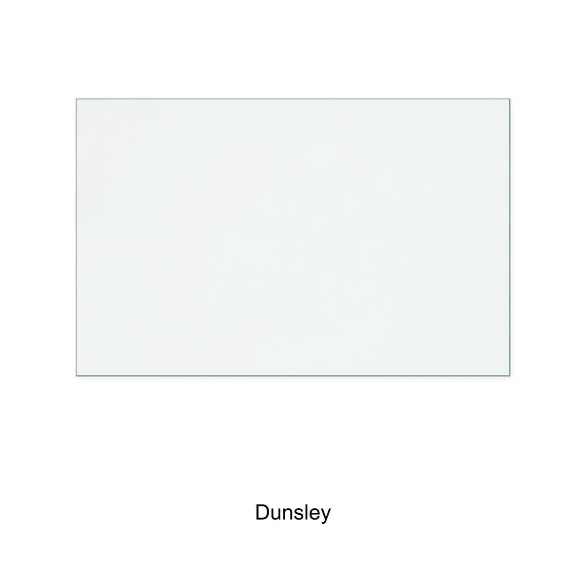Dunsley Highlander 7 replacement stove glass, 244 mm high x 382 mm wide, 4 mm thick