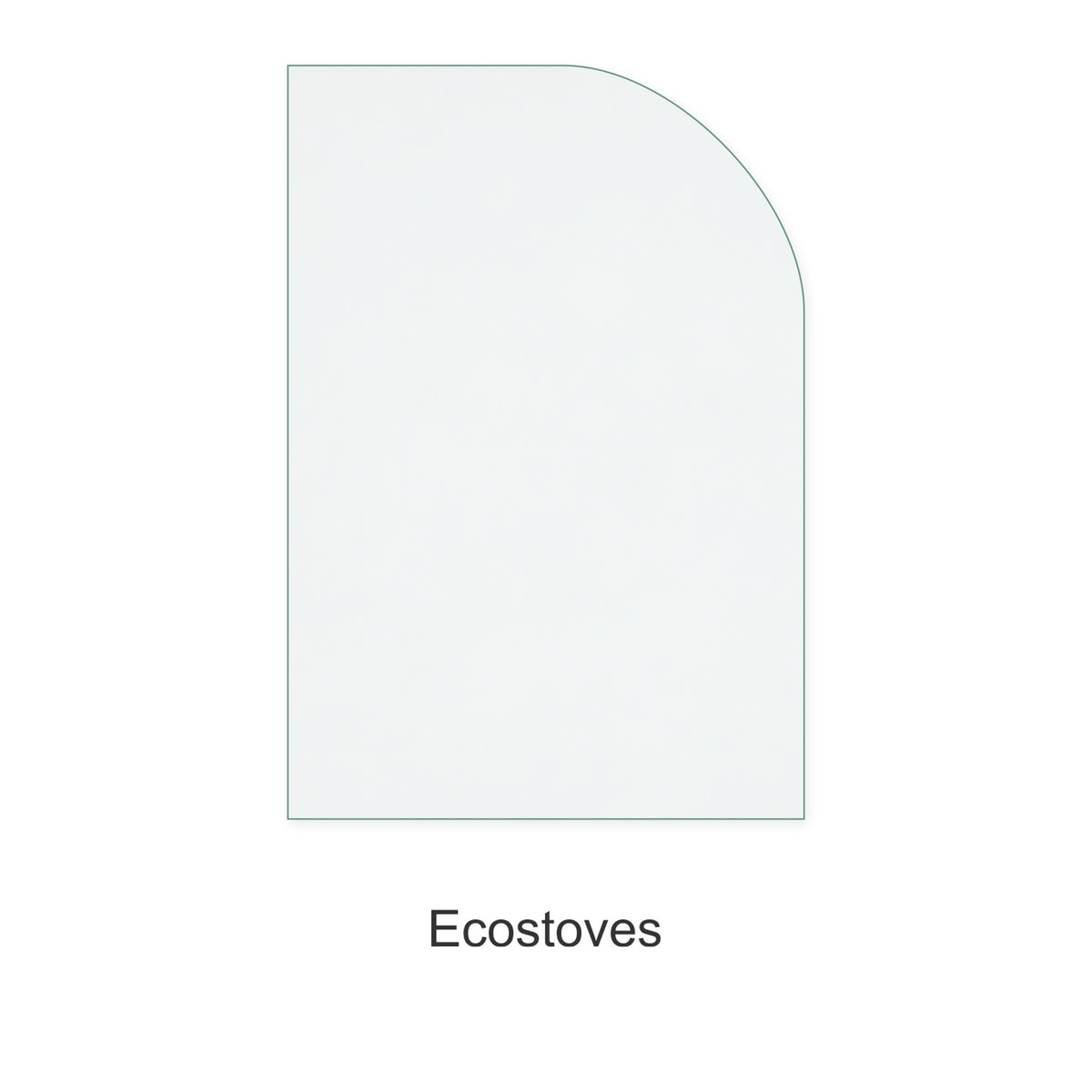 Ecostoves Abingdon 702 Left Door replacement stove glass