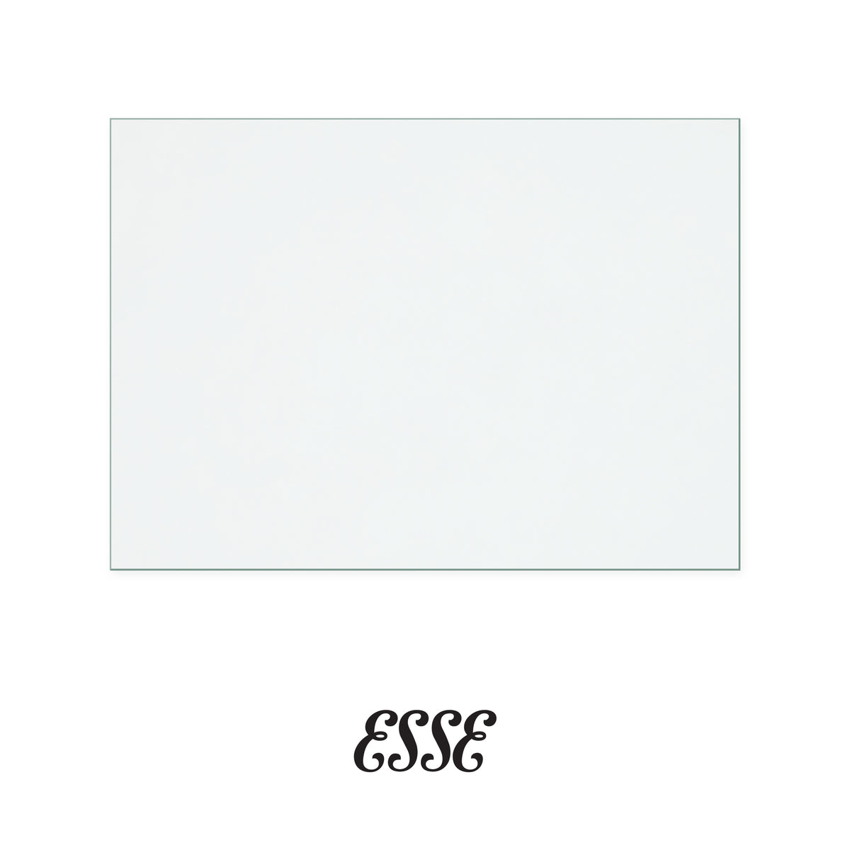 Esse 125 (2 Door Model) replacement stove glass, 210 mm high x 293 mm wide, 4 mm thick