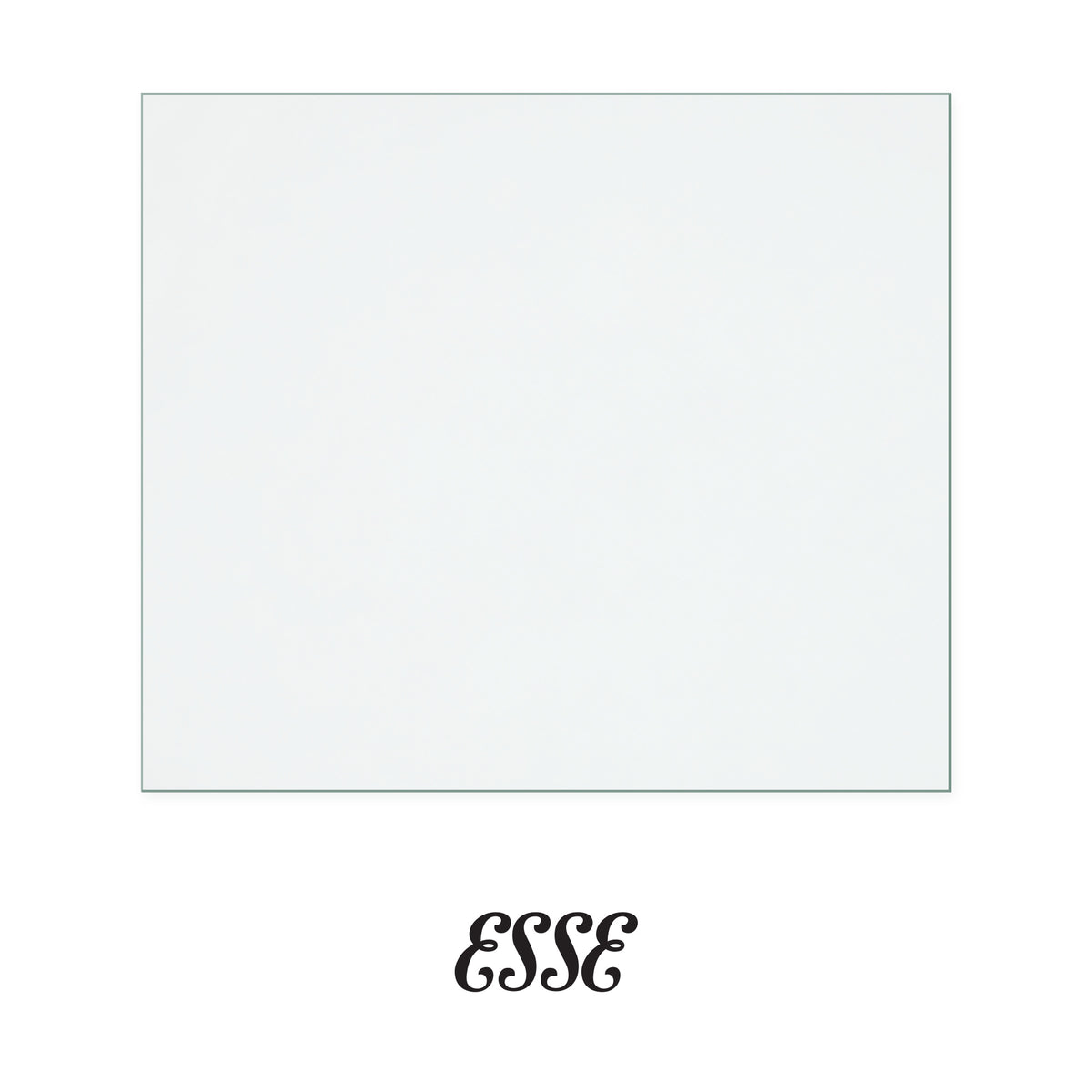 Esse 301 replacement stove glass, 302 mm high x 350 mm wide, 4 mm thick