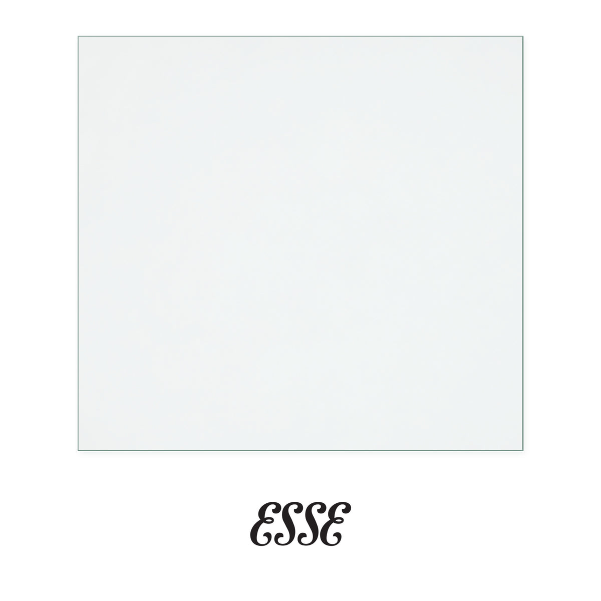 Esse 500CF replacement stove glass, 270 mm high x 290 mm wide, 4 mm thick