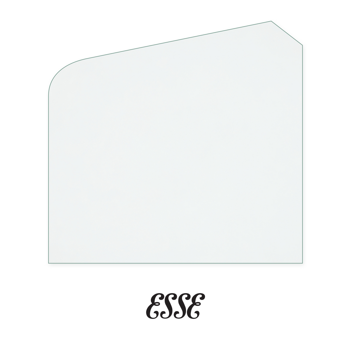 Esse Dragon replacement stove glass, shaped