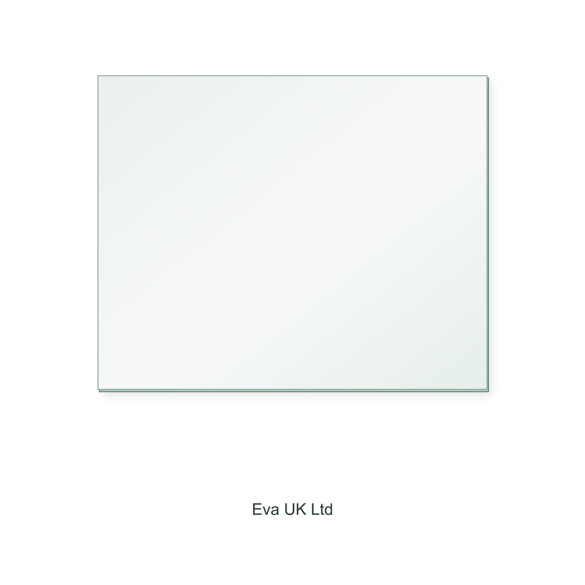 Eva UK Ltd Norfolk Mk2 replacement stove glass, rectangle
