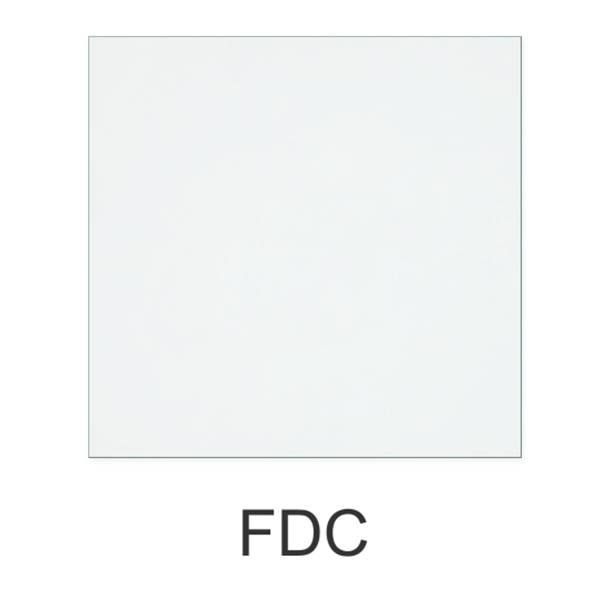FDC FDC5 i T new replacement stove glass, 401 mm high x 412 mm wide, 4 mm thick