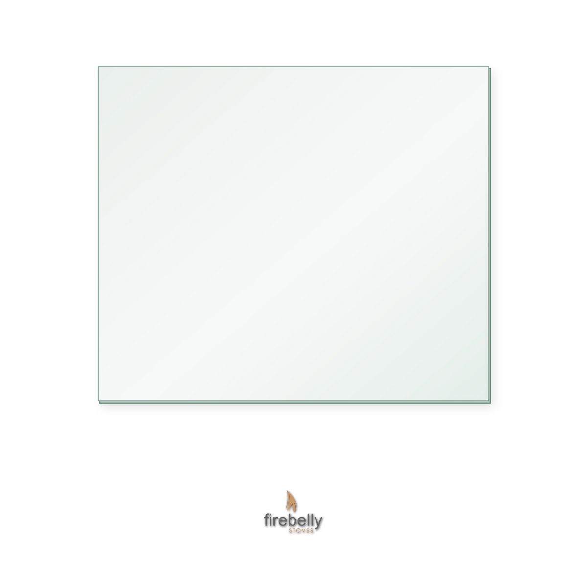 Firebelly Pod MK3 replacement stove glass, rectangle