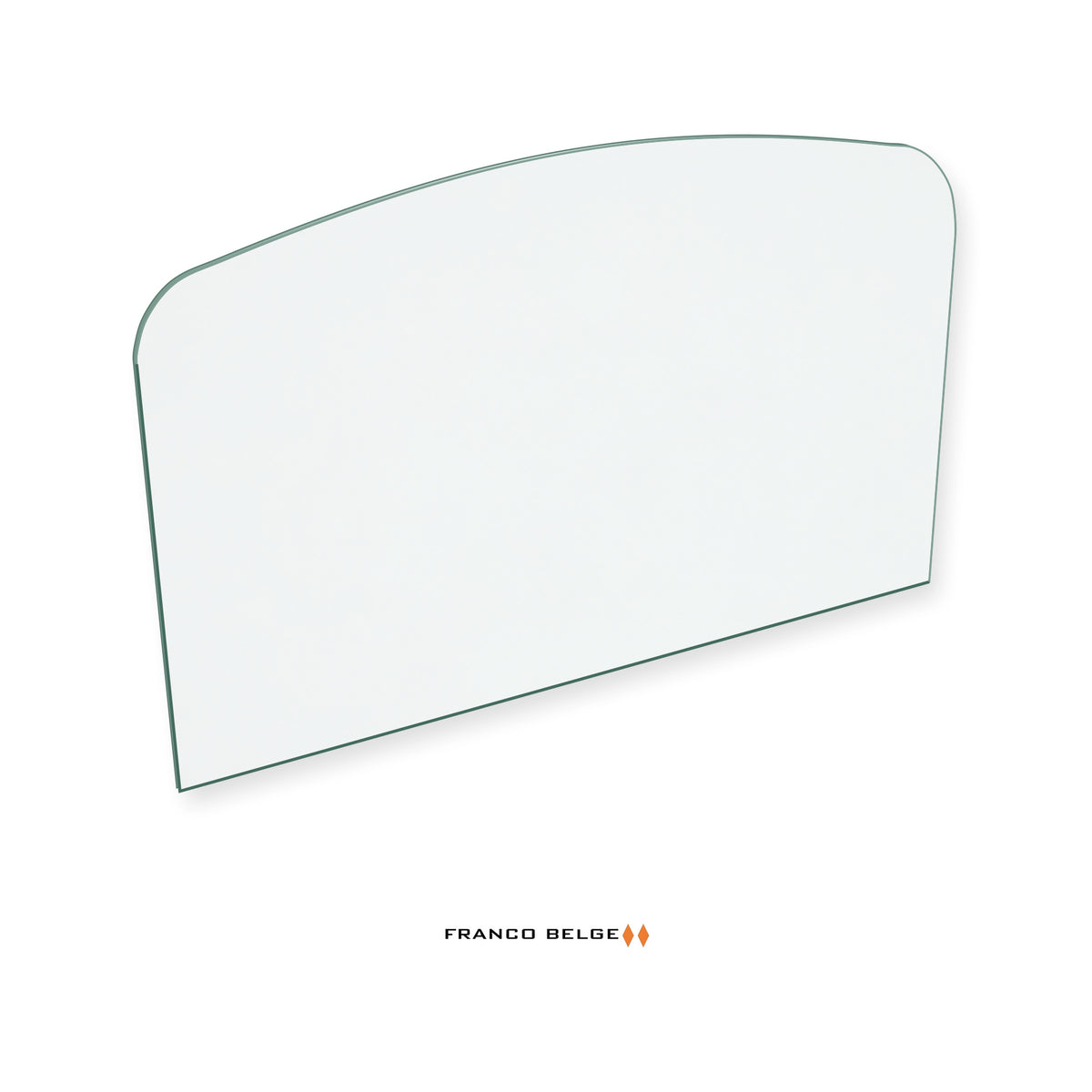 Franco Belge Ardeche replacement stove glass, 272 mm high x 439 mm wide