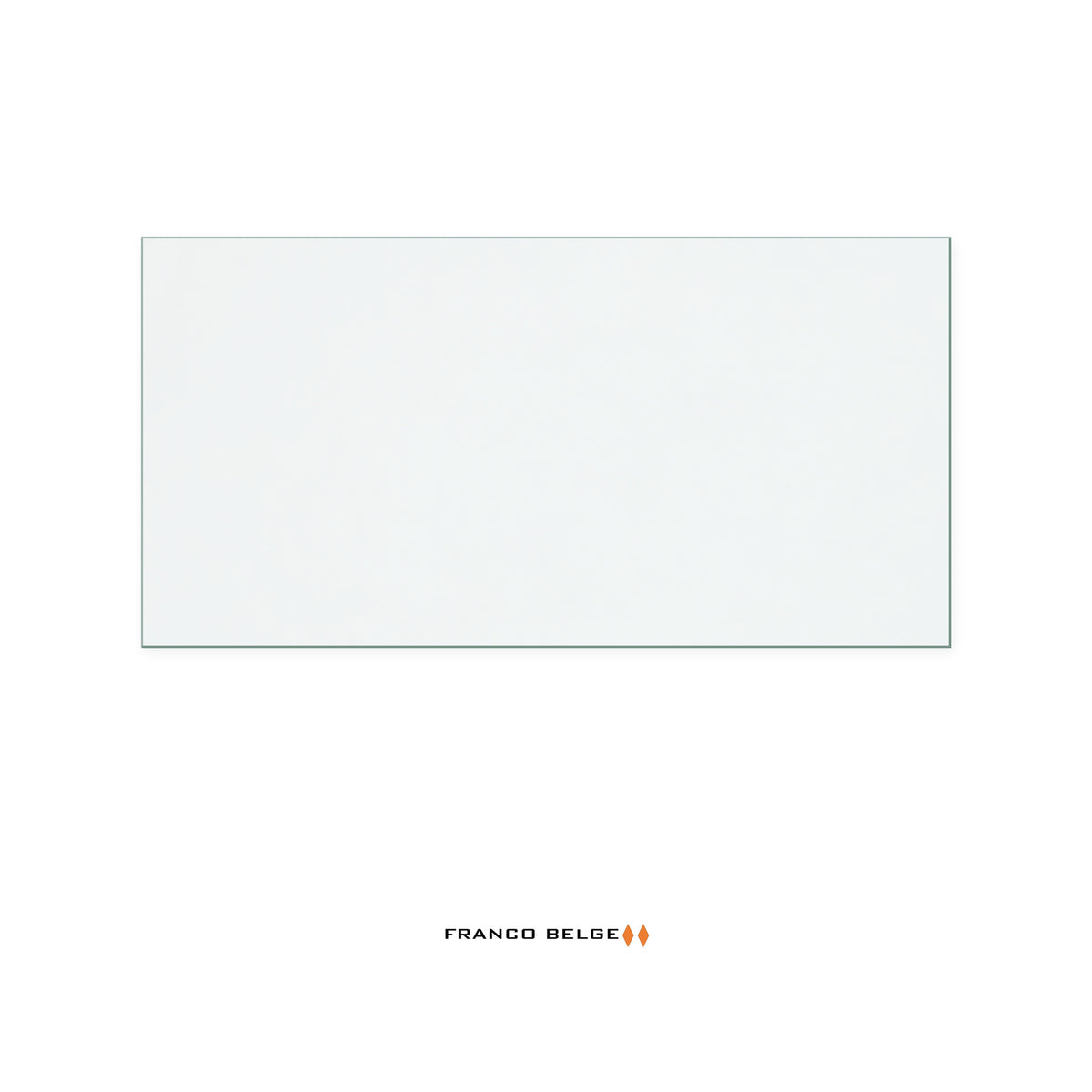 Franco Belge Lorraine (Single Door) replacement stove glass, 190 mm high x 375 mm wide