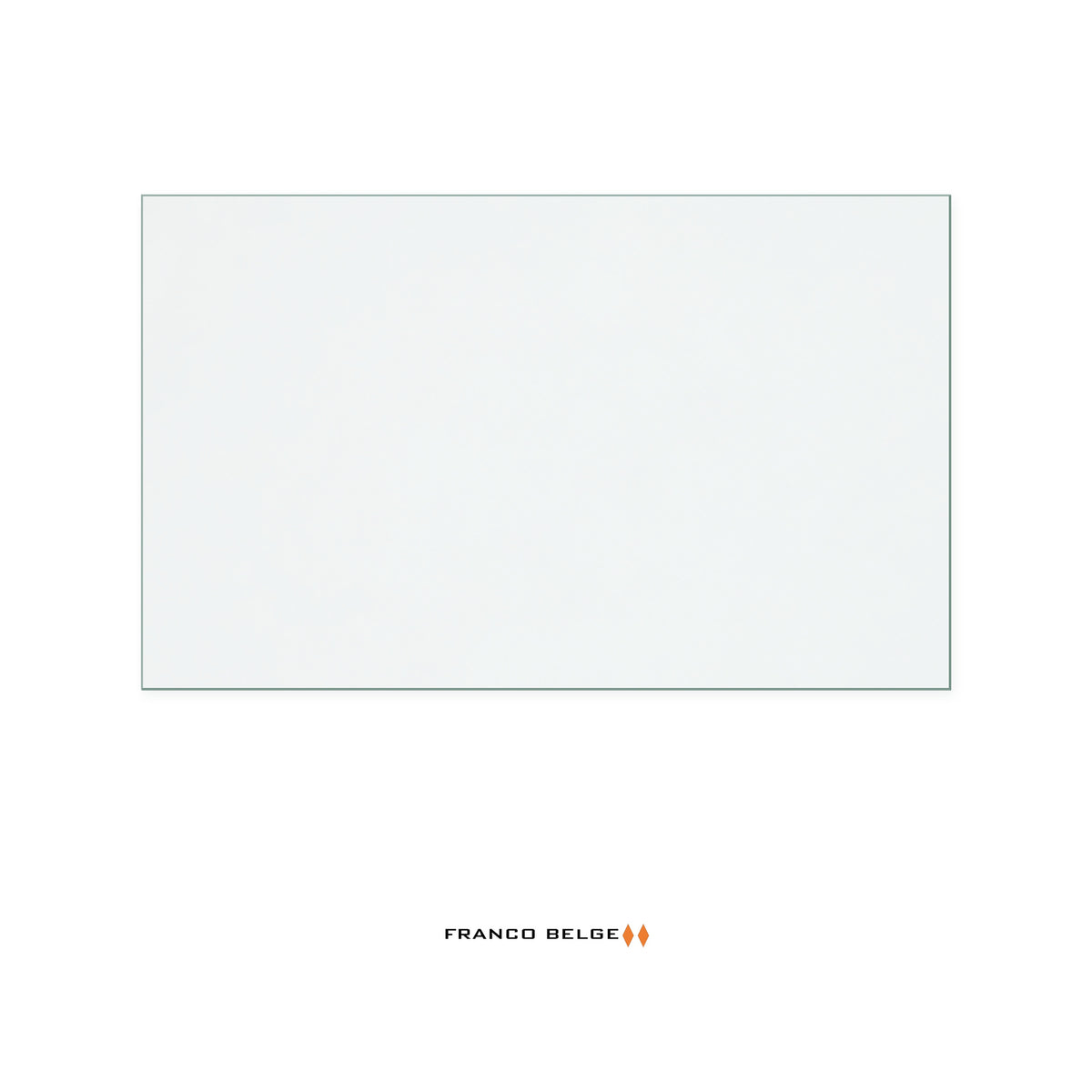 Franco Belge Monte Carlo replacement stove glass, 330 mm high x 540 mm wide