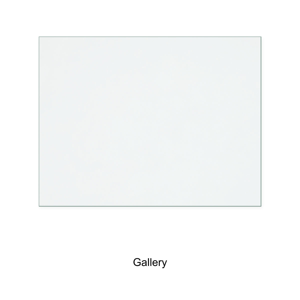 Gallery Firefox 12 replacement stove glass, 210 mm high x 275 mm wide