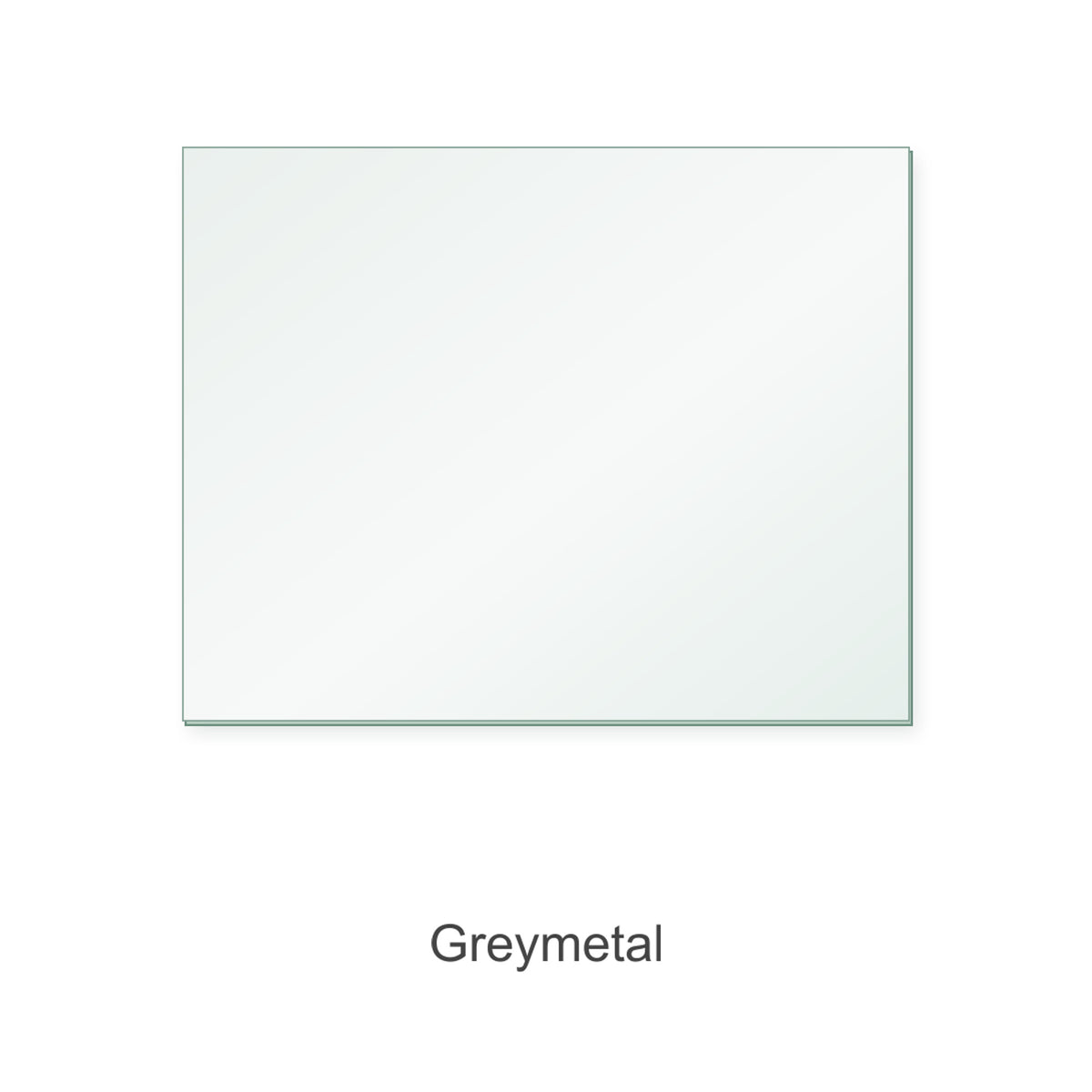 Greymetal Odin replacement glass, 380 x 300 mm, 4 mm thick