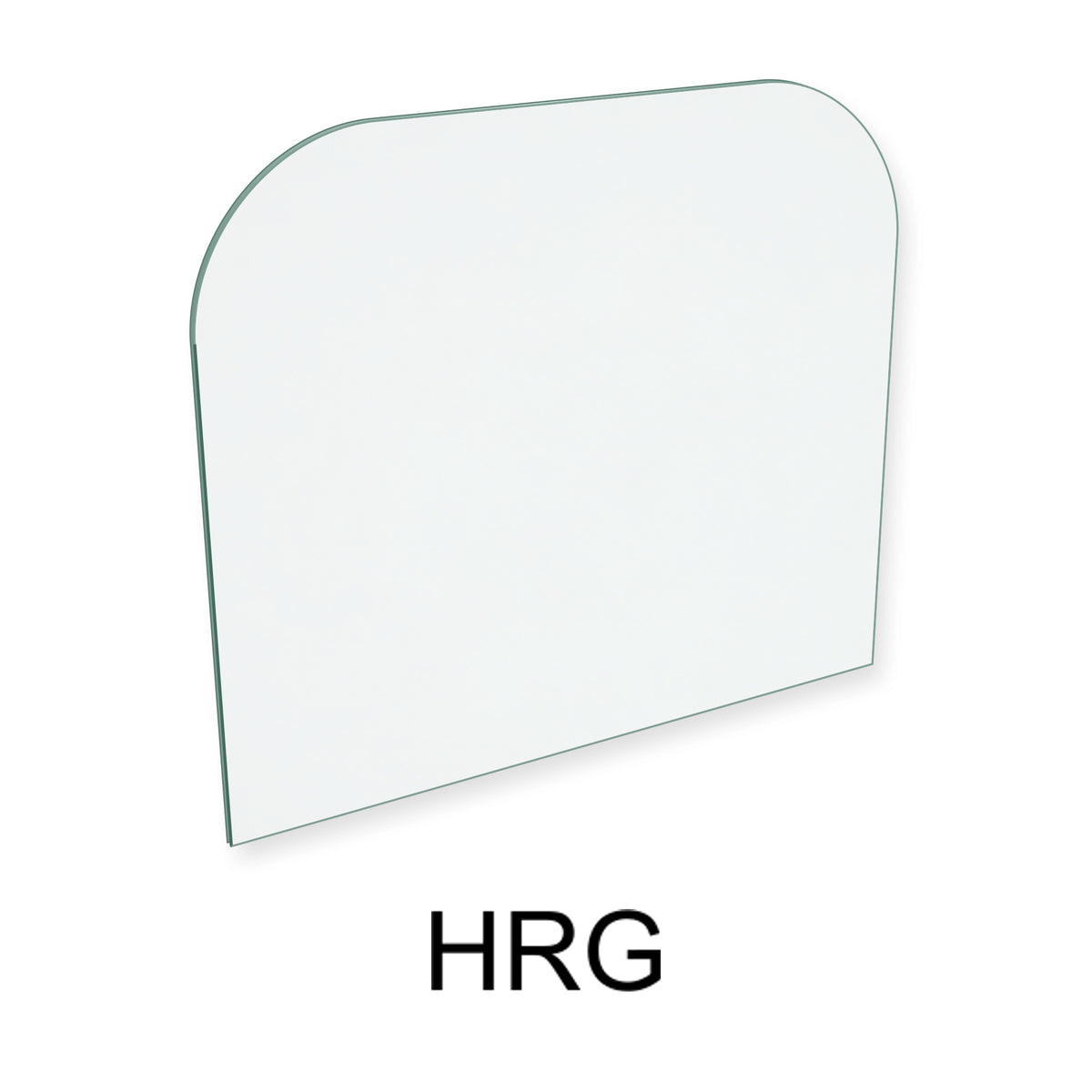 HRG The Elswick (JA003) replacement stove glass, 290 mm high x 330 mm wide, 4 mm thick