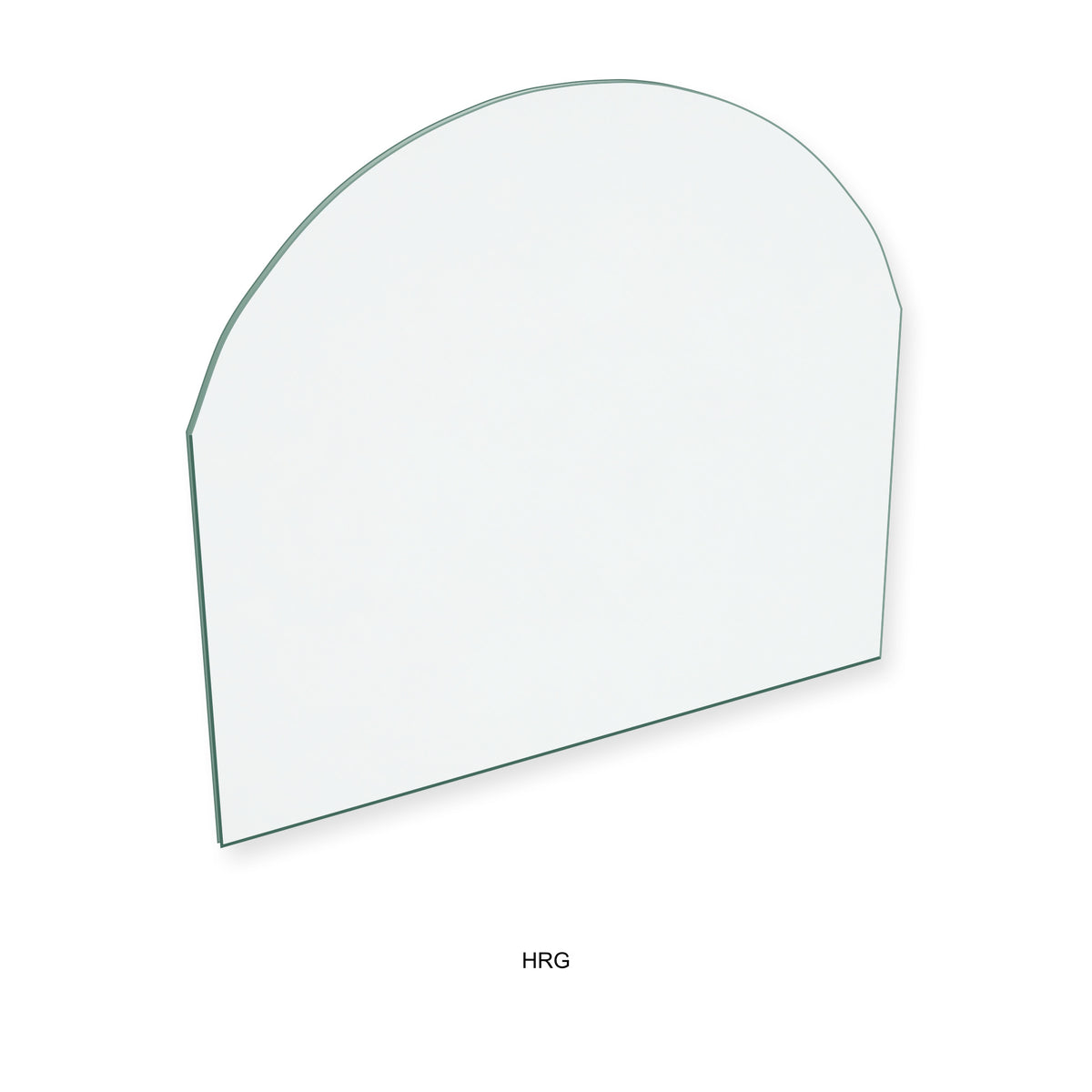 HRG The Hambleton (JA005) replacement stove glass, 298 mm high x 342 mm wide, 4 mm thick
