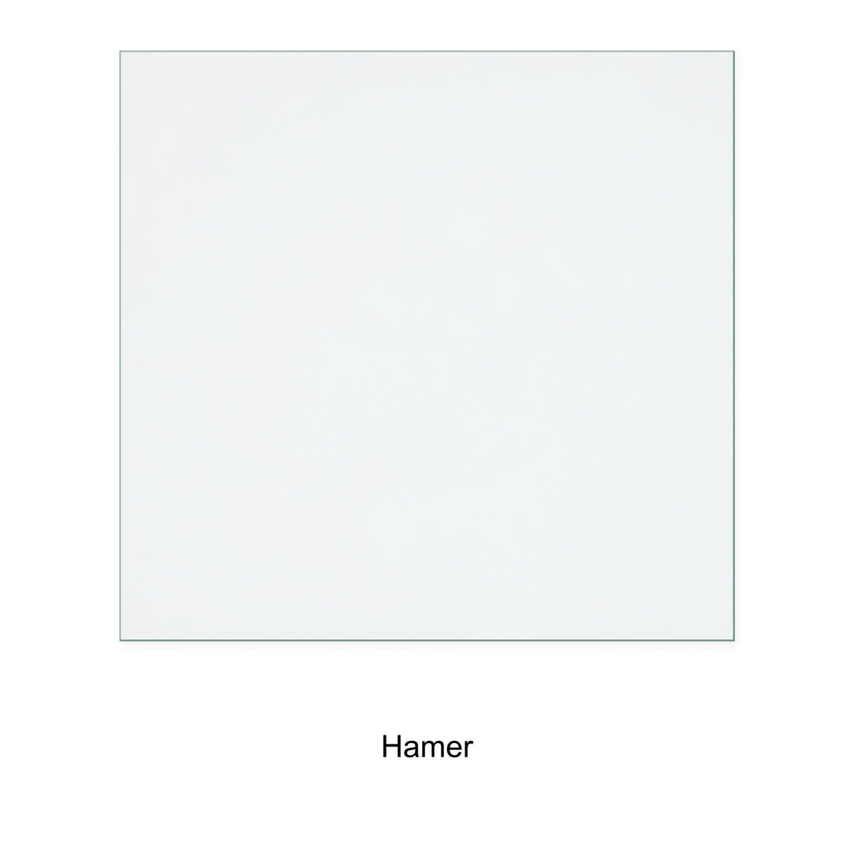 Hamer ECO HD5 Singleton Stove Glass - StoveSpareGlass