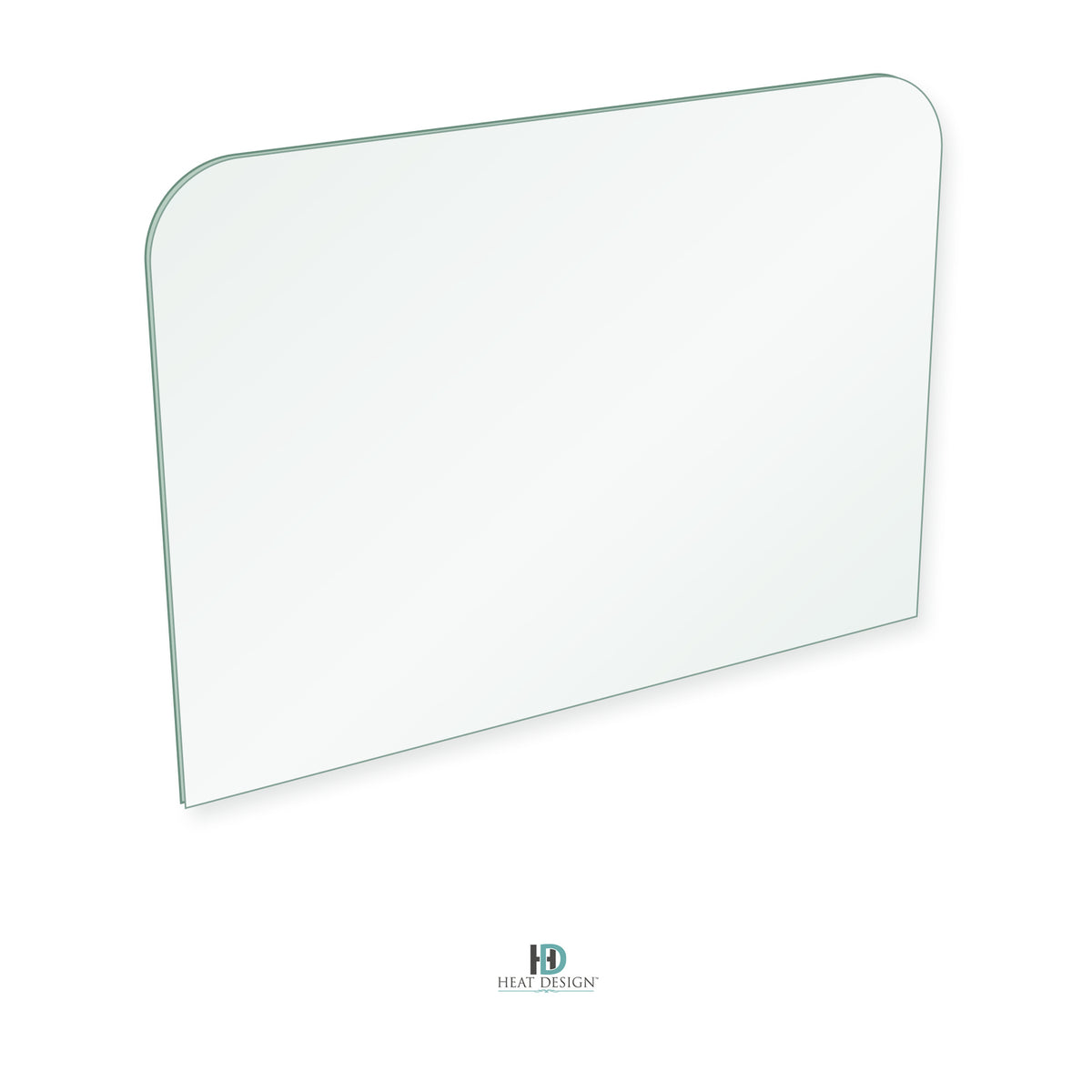 Heat Design Airc replacement glass, 298 x 213 mm, 4 mm thick