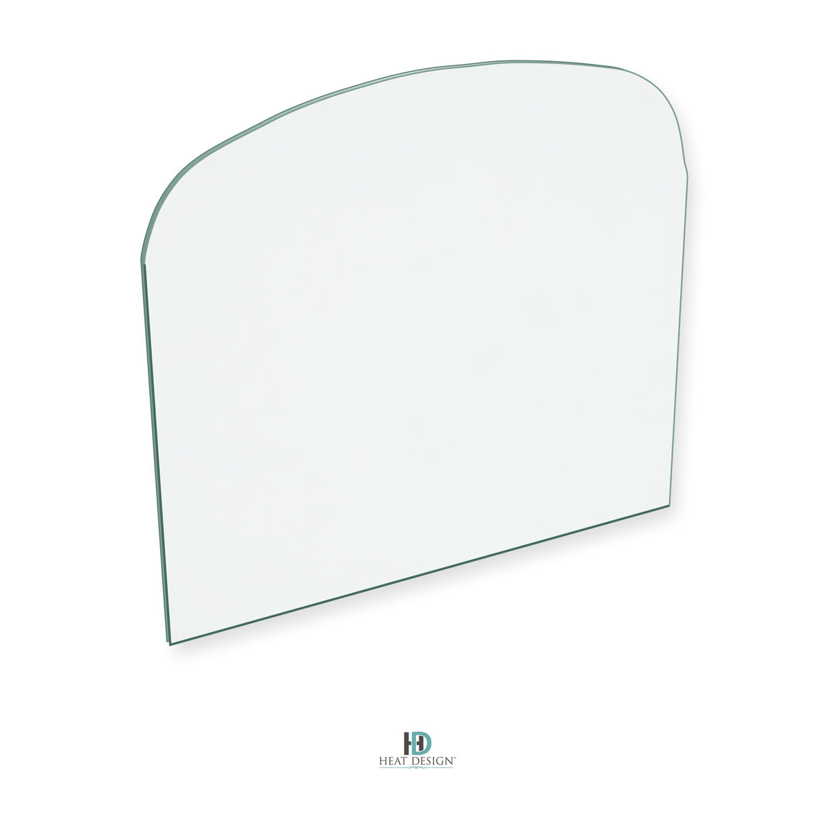 Heat Design San Remo 4kW replacement glass, 308 x 270 mm, 4 mm thick