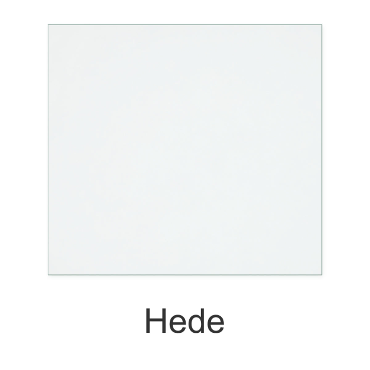 Hede replacement stove glass, 266 mm high x 291 mm wide, 4 mm thick