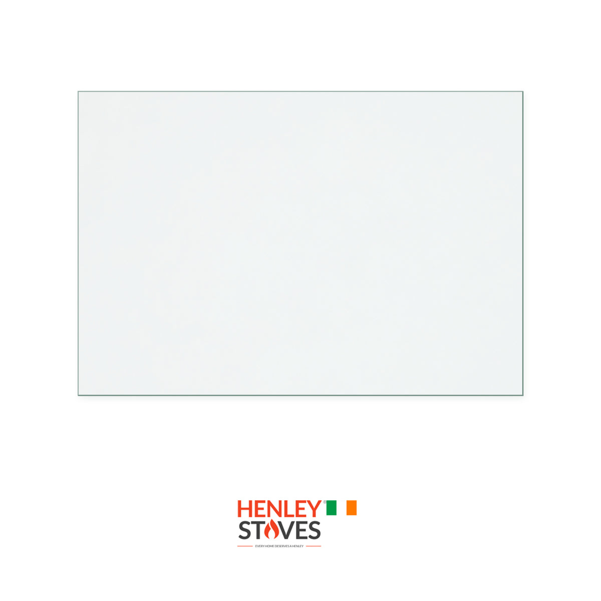 Henley Druid 12kW Freestanding replacement stove glass, 270 mm high x 395 mm wide, 4 mm thick