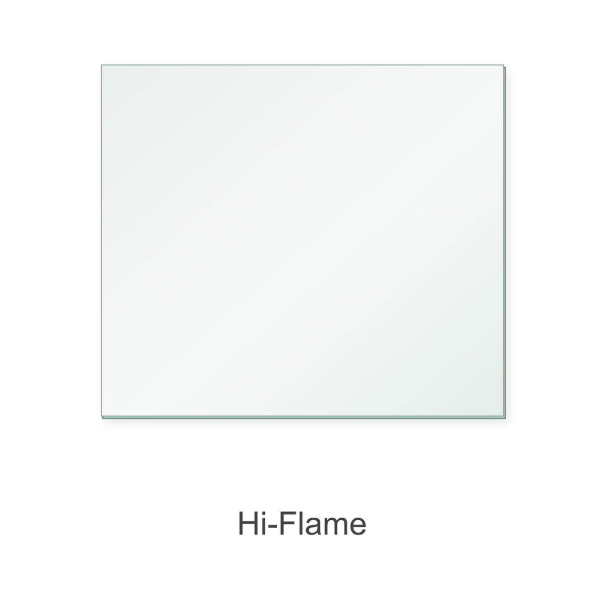 Hi-Flame Graphite 5 replacement glass, 275 x 240 mm, 4 mm thick