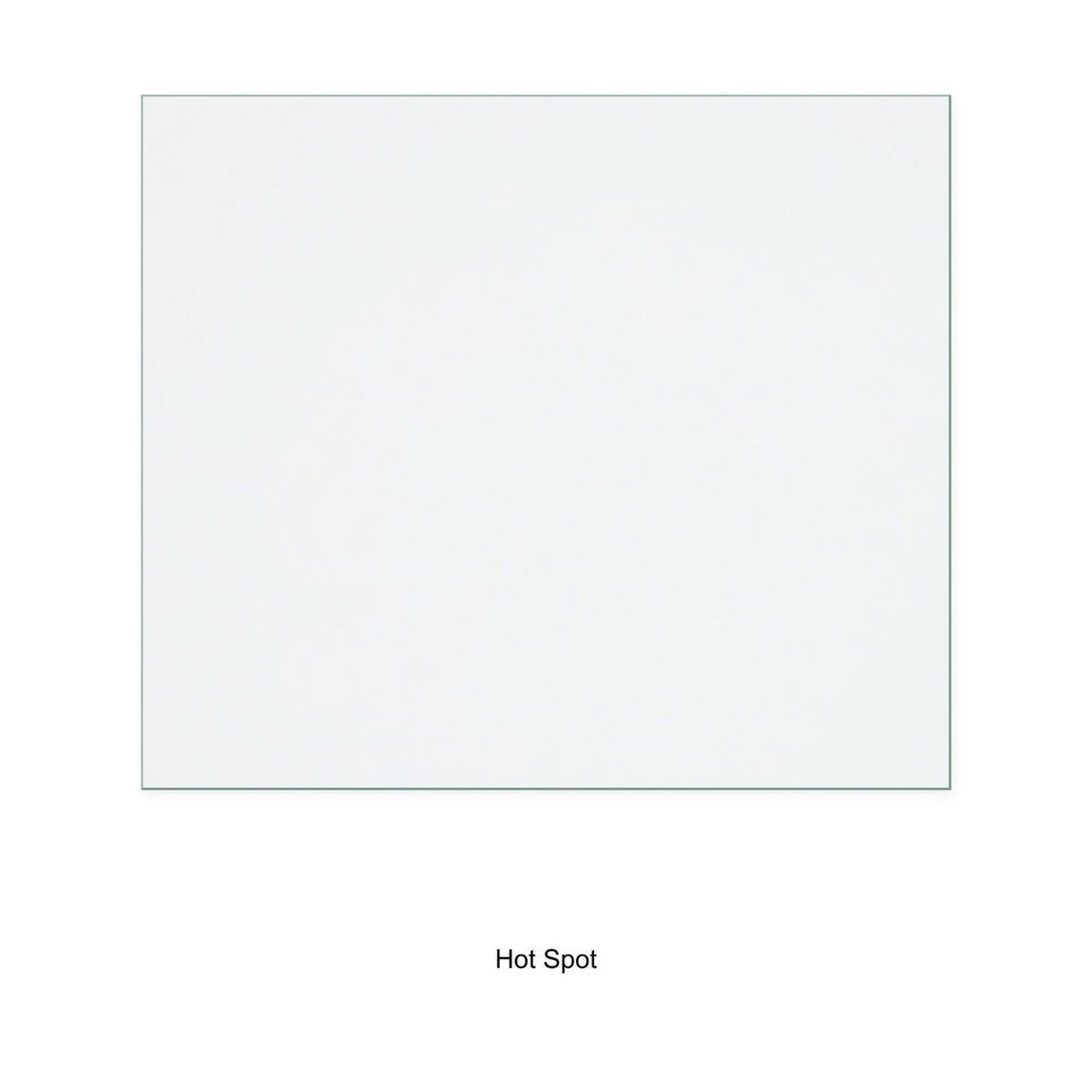 Hot Spot Cottager Stove Glass - StoveSpareGlass