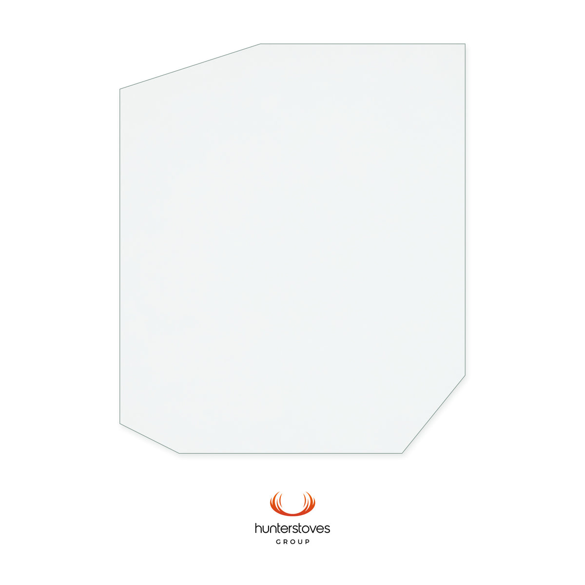 Hunter Herald 7 Inset Shaped Double Door Stove Glass