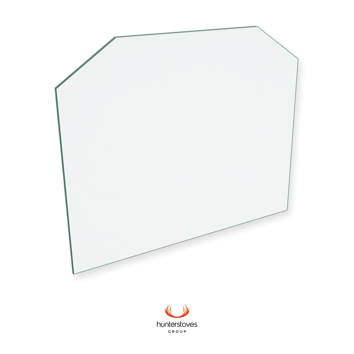 Hunter Telford Shaped replacement glass, 418 x 350 mm, 4 mm thick
