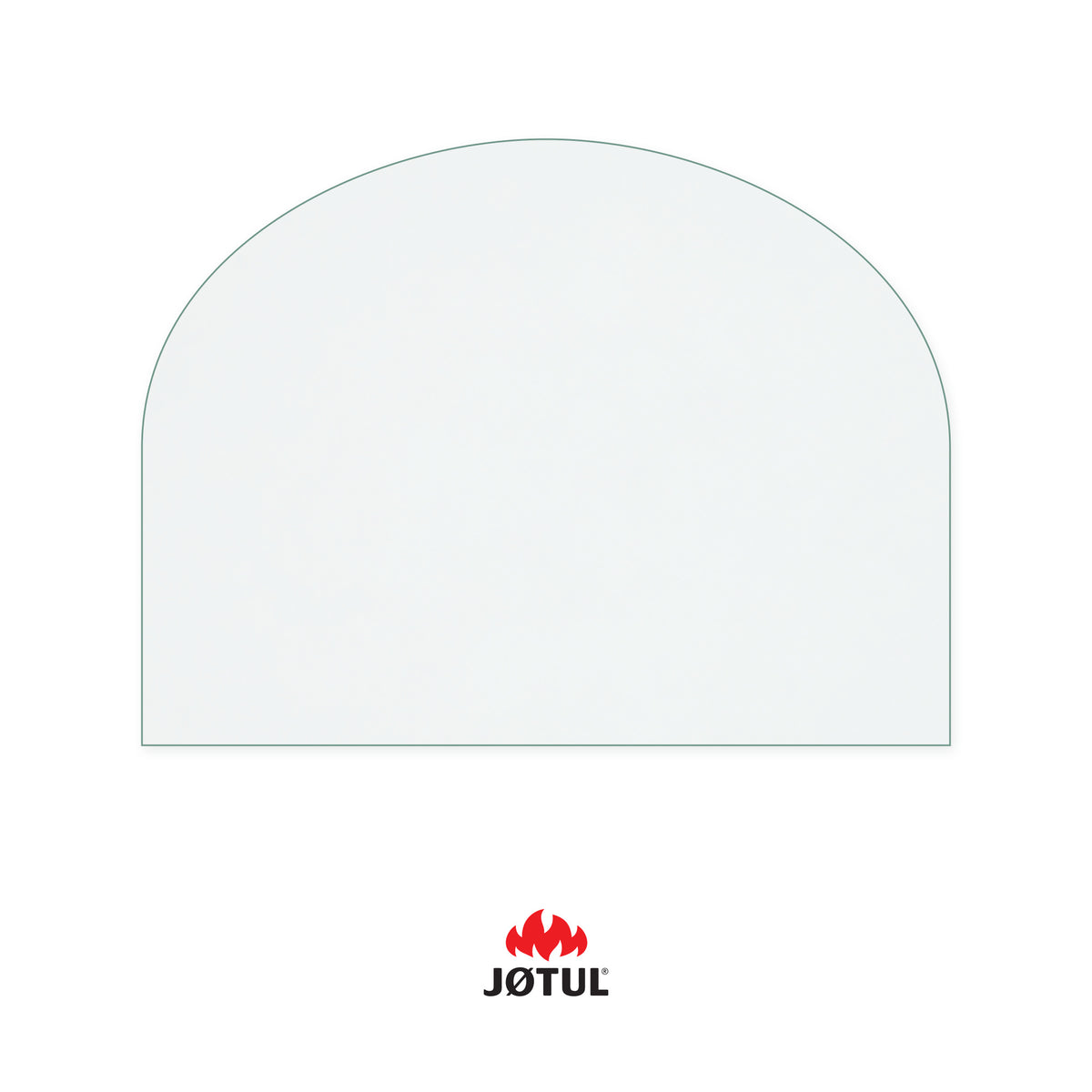 Jotul No 8 TD MK 2 replacement stove glass