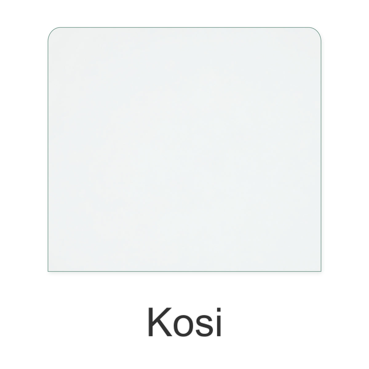 Kosi Midi Stove Glass 235 x 210 mm