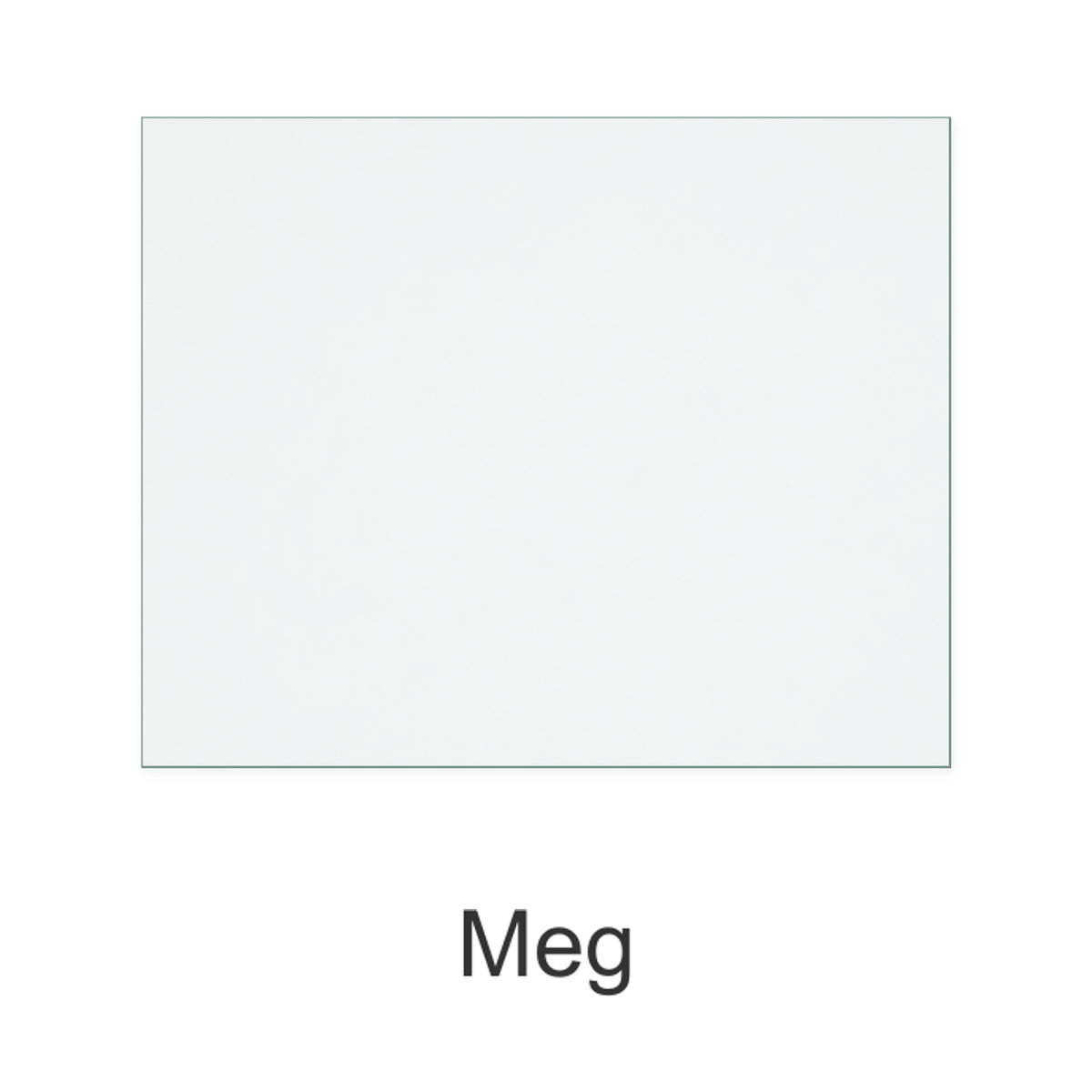 Meg Sirus 450 replacement stove glass, 377 mm high x 469 mm wide, 4 mm thick