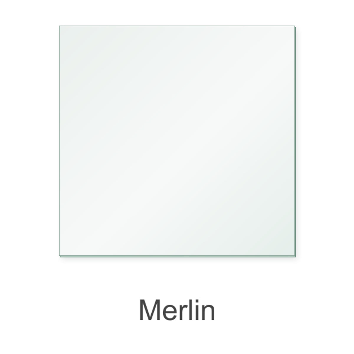 Merlin Mendip 5 replacement glass, 248 x 242 mm, 4 mm thick