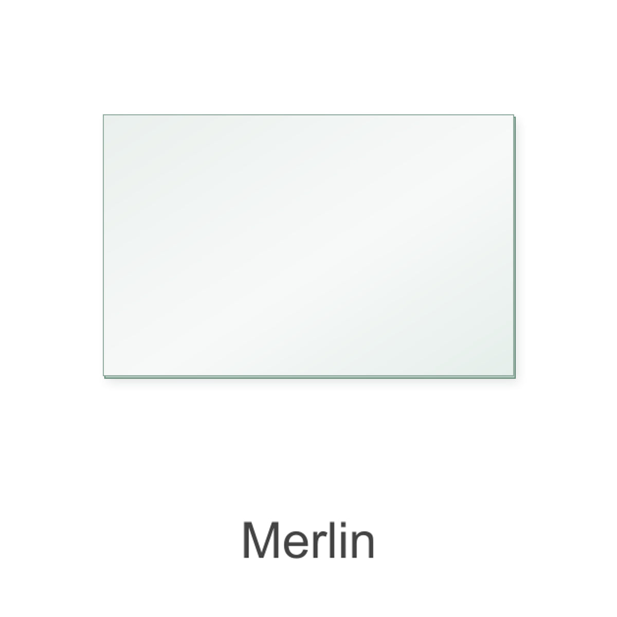 Merlin Mendip 8 replacement glass, 390 x 248 mm, 4 mm thick