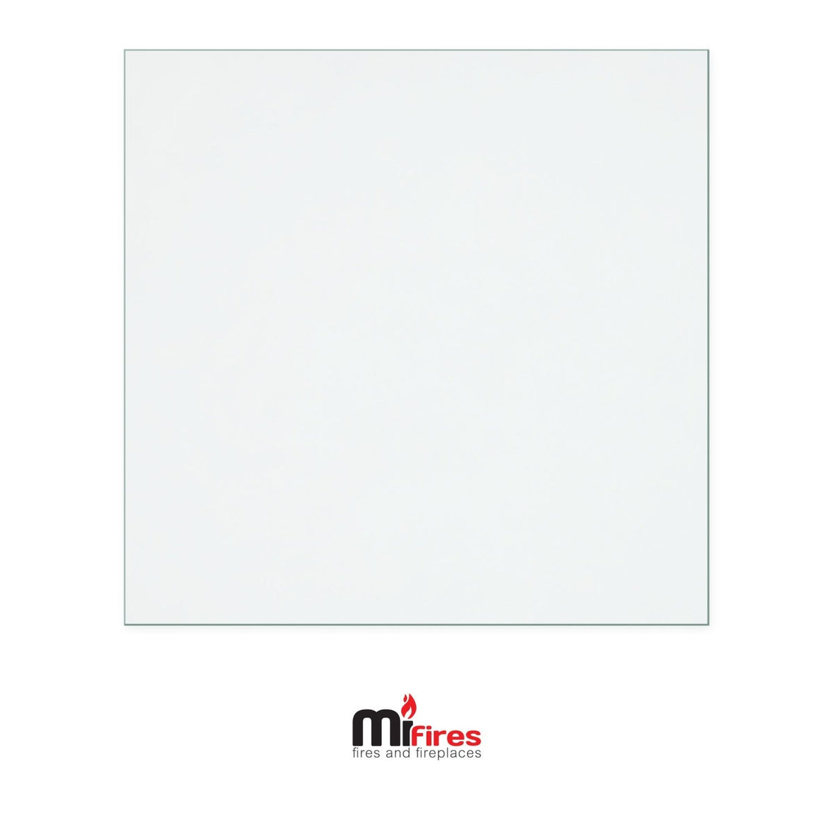 Mi-Fires Chatsworth Medium Stove Glass 325 x 320 with Glass Seal - StoveSpareGlass
