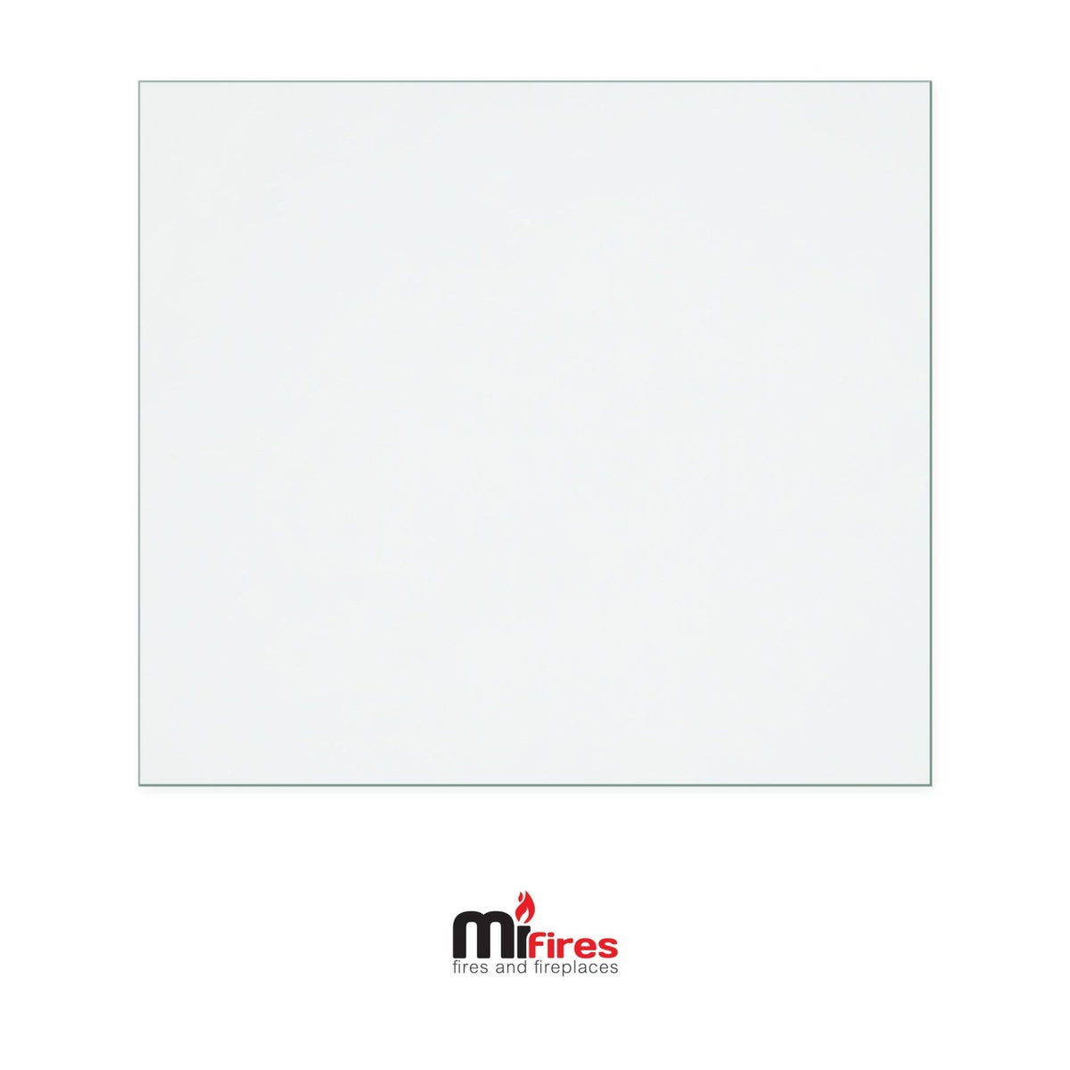 Mi-Fires Flickrflame Medium Stove Glass 360 x 320 with Glass Seal - StoveSpareGlass