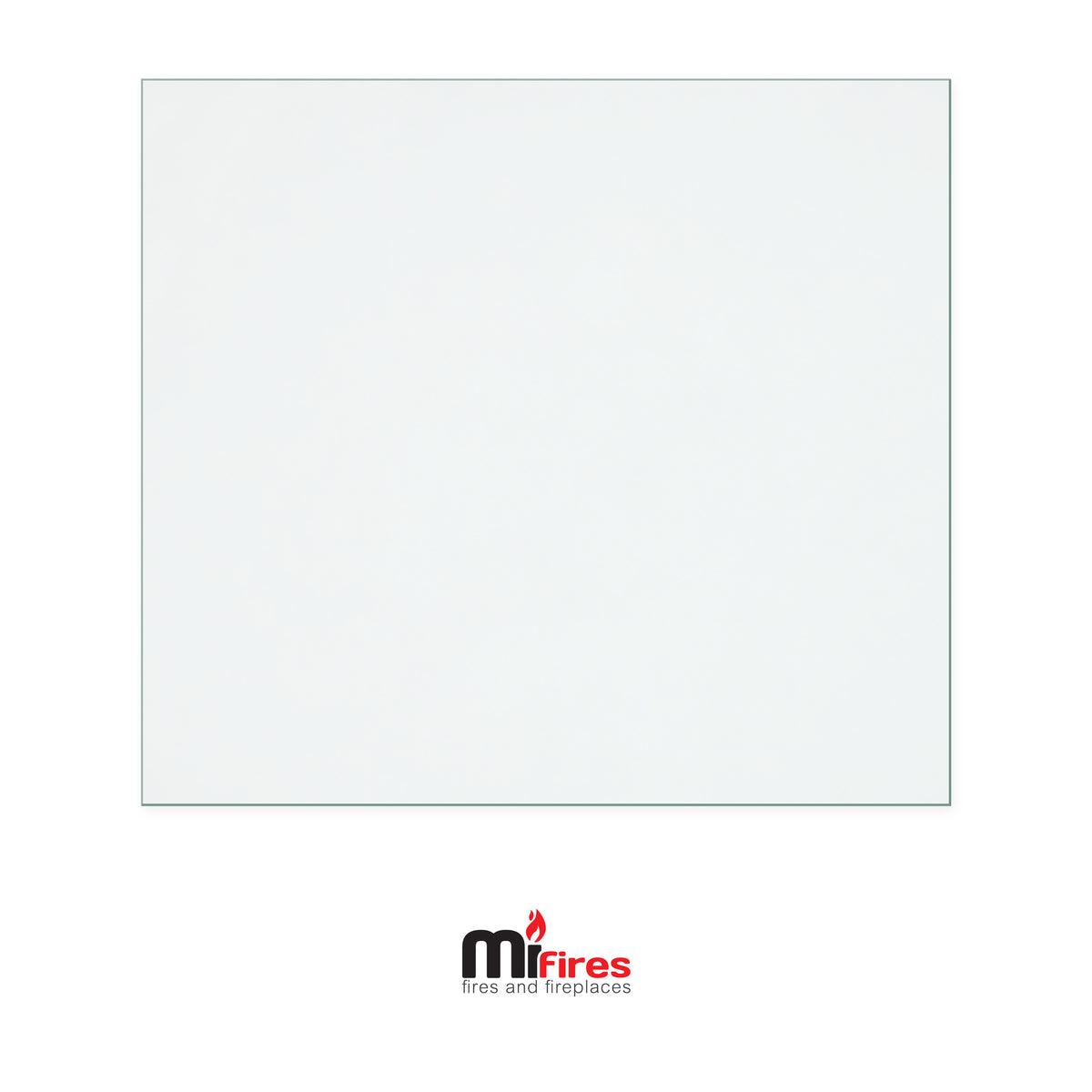 Mi Fires Solway Small replacement stove glass, 263 mm high x 293 mm wide, 4 mm thick