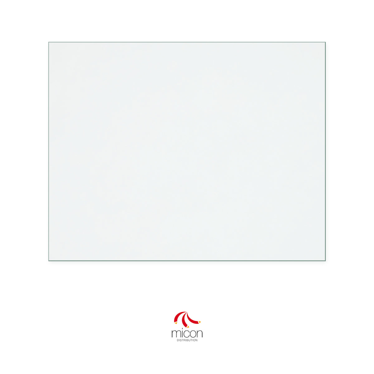Micon Chicago replacement stove glass, 241 mm high x 305 mm wide, 4 mm thick