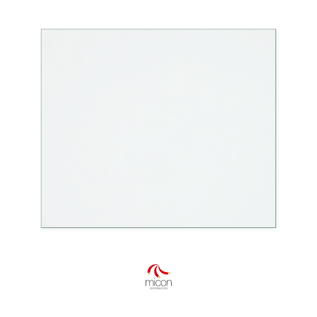 Micon Denver replacement stove glass, 286 mm high x 338 mm wide, 4 mm thick