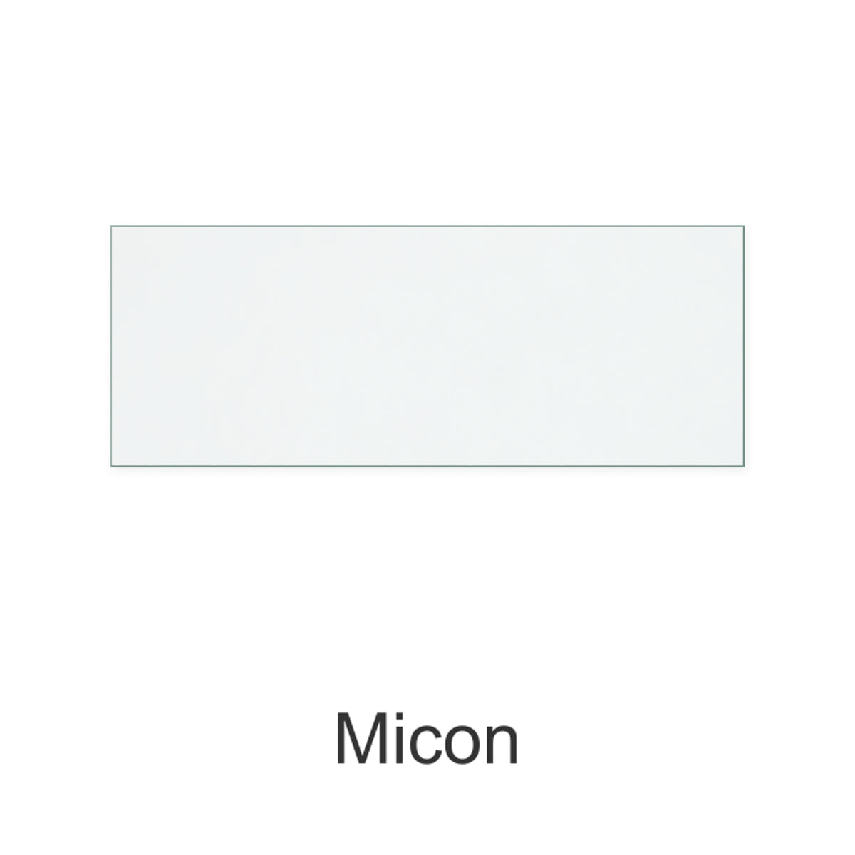 Micon Loxton 10 190 x 500 mm replacement stove glass, 190 mm high x 500 mm wide, 4 mm thick