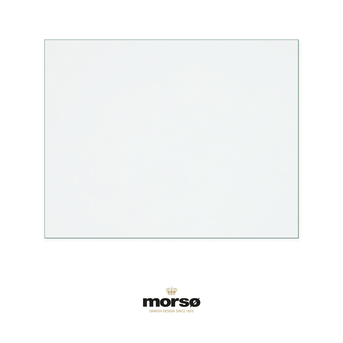 Morso Dove (Double Door Model) replacement stove glass, 154 mm high x 197 mm wide, 4 mm thick
