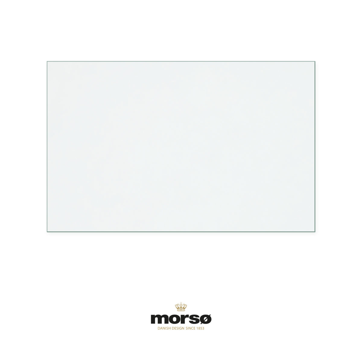 Morso Lion MK1 replacement stove glass, 140 mm high x 220 mm wide, 4 mm thick